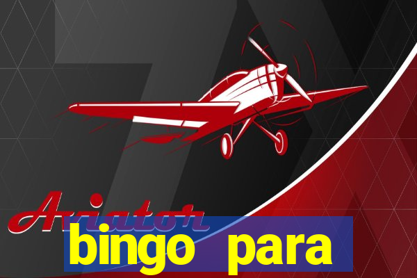 bingo para despedida de solteira para imprimir